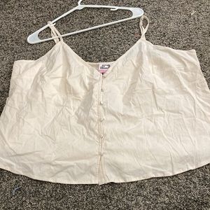 Women's Strappy Button-Front Cami - Future Collective with Alani Noelle